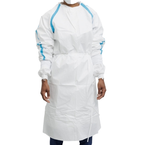 Chemotherapy Procedure Gown Contec? CritiGear* Small / Medium White NonSterile ASTM D6978-05 Disposable (BG)