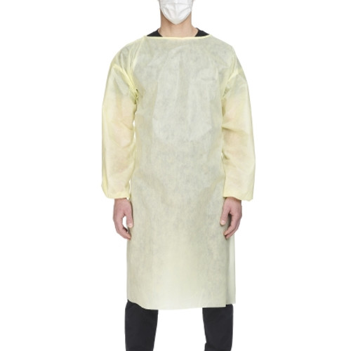 Protective Procedure Gown Precept? X-Large Yellow NonSterile AAMI Level 2 Disposable (BG)