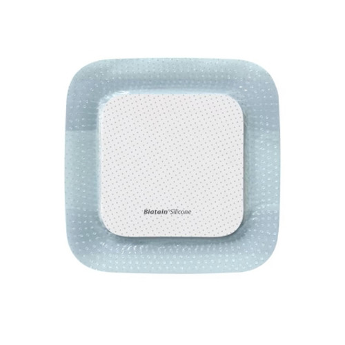 Foam Dressing Biatain? Silicone 4 X 4 Inch With Border Film Backing Silicone Adhesive Square Sterile (EA)