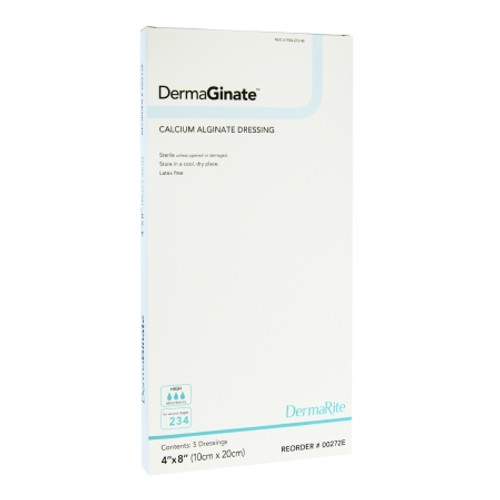 Alginate Dressing DermaGinate? 4 X 8 Inch Rectangle (EA)