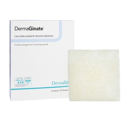 Alginate Dressing DermaGinate? 2 X 2 Inch Square (EA)