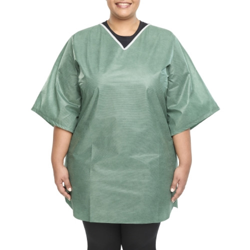 Scrub Shirt 3X-Large Green Without Pockets Short Sleeve Unisex (CS)
