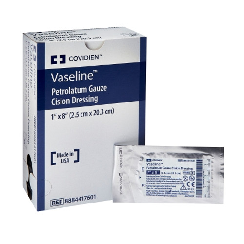 Petrolatum Impregnated Dressing Vaseline? Strip 1 X 8 Inch Sterile (BX)