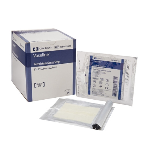 Petrolatum Impregnated Dressing Vaseline? Rectangle 3 X 9 Inch Sterile (BX)