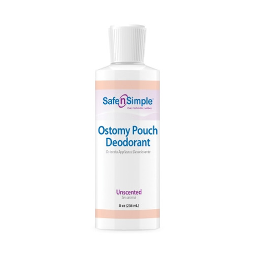 Ostomy Appliance Deodorant Safe n Simple* 8 oz. Bottle (CS)