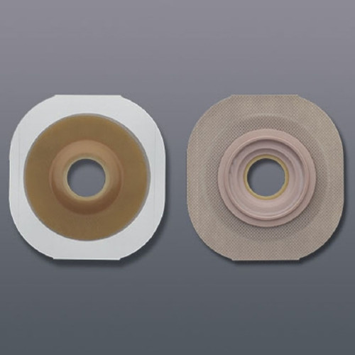 Ostomy Barrier New Image* Flextend* Precut, Extended Wear Adhesive Tape 70 mm Flange Blue Code System 1-5/8 Inch Opening (BX)