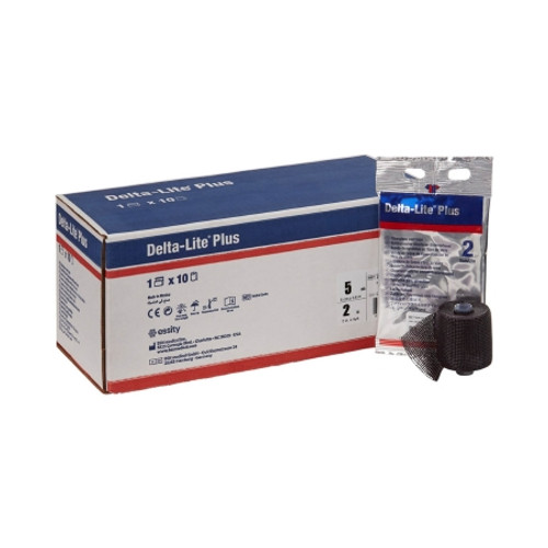 Cast Tape Delta-Lite? Plus 4 Inch X 12 Foot Fiberglass / Resin Black (BX)