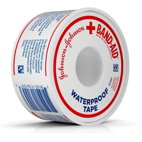 Waterproof Medical Tape Band-Aid? Water Block* White 1 Inch X 10 Yard Adhesive NonSterile (EA)