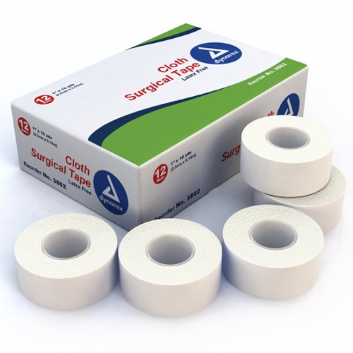 Medical Tape Dynarex? White 1 Inch X 10 Yard Cloth NonSterile (EA)