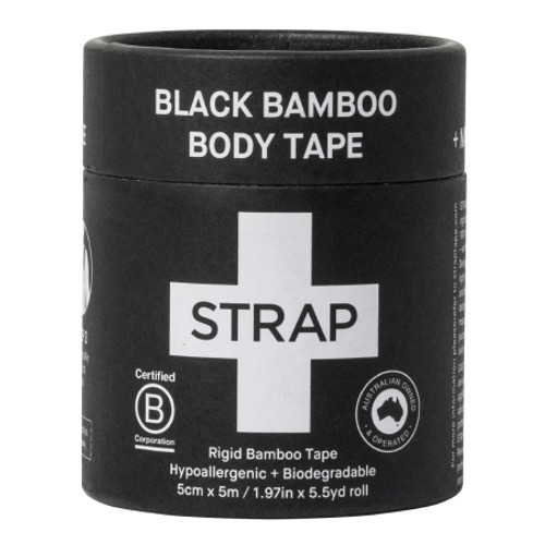 Athletic Tape Strap Black 1.97 Inch X 5-1/2 Yard Bamboo Fiber NonSterile (BX)