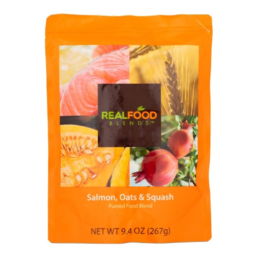 Tube Feeding Formula Real Food Blends? Salmon / Oats / Squash Flavor Liquid 9.4 oz. Pouch (EA)