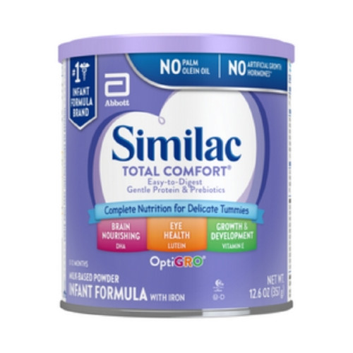 Infant Formula Similac Total Comfort* Unflavored 12.6 oz. Can Powder Iron Lactose Sensitivity (EA)