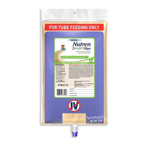 Pediatric Tube Feeding Formula Nutren? Junior Fiber Unflavored 1000 mL Bag Liquid Fiber (CS)