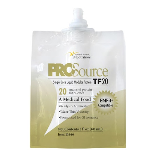 Tube Feeding Formula ProSource? TF20 Unflavored Liquid 60 mL Pouch (EA)