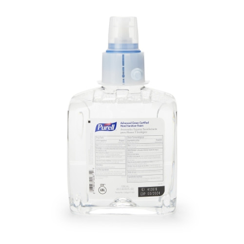 Hand Sanitizer Purell? Advanced Green Certified 1,200 mL Ethyl Alcohol Foaming Dispenser Refill Bottle (EA)
