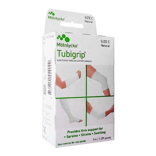 Elastic Tubular Support Bandage Tubigrip? 2-3/4 Inch X 1 Yard Medium Arm / Small Ankle Pull On Natural NonSterile Size C Standard Compression (EA)