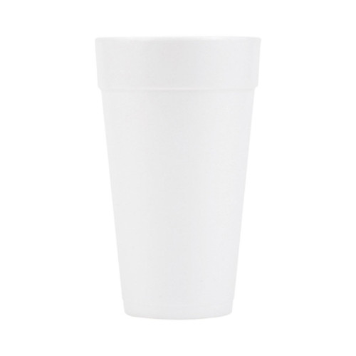 Drinking Cup Solo? 20 oz. White Styrofoam Disposable (CS)