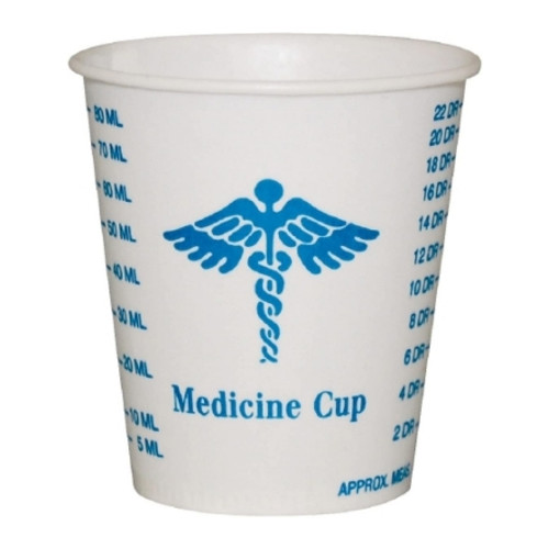 Medicine Cup Solo? 3 oz. Medical Print Wax Coated Paper Disposable NonSterile (SL)