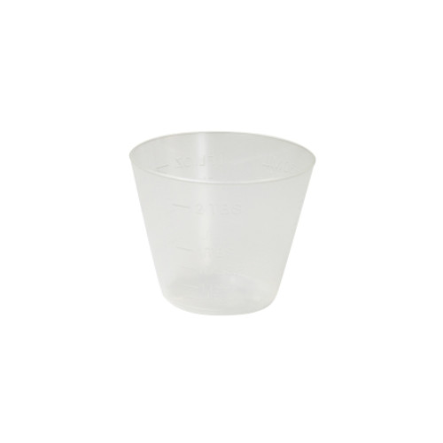 Medicine Cup Dynarex? 1 oz. Clear Plastic Disposable NonSterile (BG)