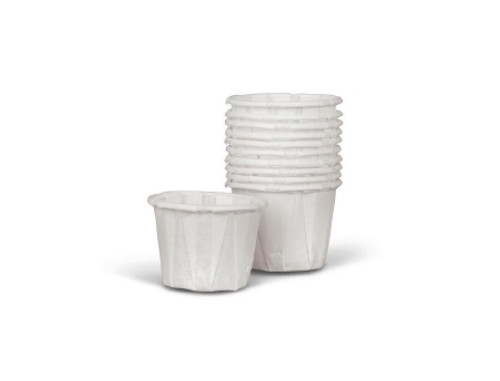 Souffle Cup 0.75 oz. White Paper Disposable (CS)
