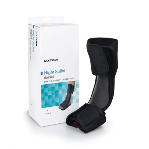 Dorsal Night Splint McKesson Large / X-Large Hook and Loop Closure Male 9 to 14 / Female 10 to 15 Foot (EA)