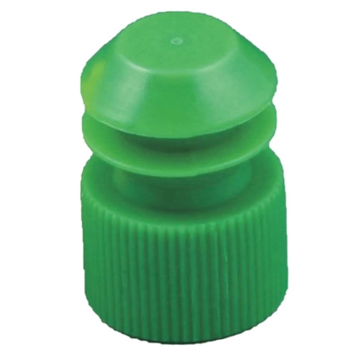 McKesson Tube Closure Polyethylene Flanged Plug Cap Green 16 mm For Use with 16 mm Blood Drawing Tubes, Glass Test Tubes, Plastic Culture Tubes NonSterile (BG)