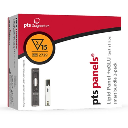 Lipids Test Kit CardioChek? Plus Lipid + eGLU Smart Bundle* Glucose / HDL / LDL / Total Cholesterol / Triglycerides 30 Tests CLIA Waived (PK)