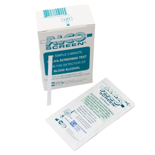 Drugs of Abuse Test Kit Alco-Screen? Alcohol Screen 24 Tests CLIA Waived (CS)