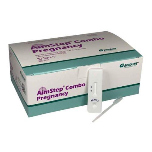 Reproductive Health Test Kit AimStep? Combo hCG Pregnancy Test 30 Tests CLIA Waived Sample Dependent (BX)
