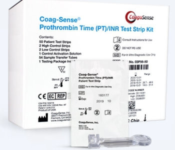 Coagulation Test Kit Coag-Sense? Professional Prothrombin Time Test (PT/INR) 50 Tests CLIA Waived (KT)