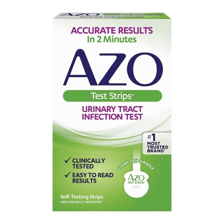 Urinalysis Test Kit AZO Test Strips? Urinary Tract Infection Detection 3 Tests CLIA Waived (BX)