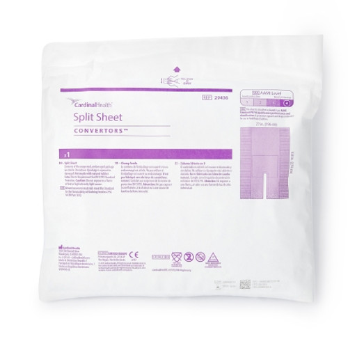 Orthopedic Drape Cardinal Health Split Sheet Drape 77 W X 108 L Inch Sterile (CS)