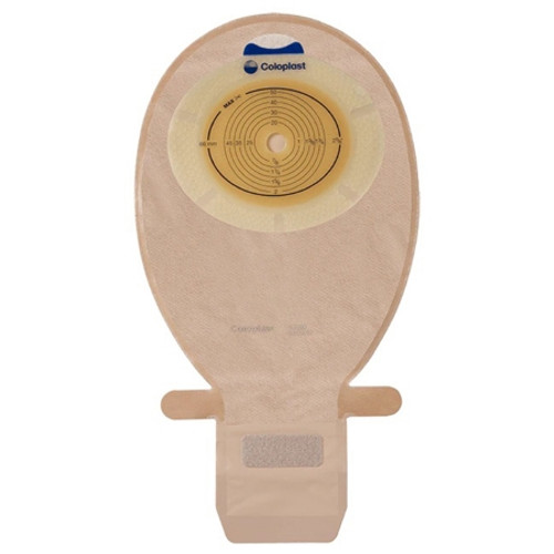 Ostomy Pouch SenSura? EasiClose* One-Piece System 11-1/2 Inch Length, Maxi 1-3/8 Inch Stoma Drainable Flat, Pre-Cut (BX)
