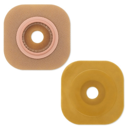 Ostomy Barrier New Image* FlexWear* Precut, Standard Wear Adhesive Tape 44 mm Flange Green Code System Hydrocolloid 1-1/4 Inch Opening (BX)