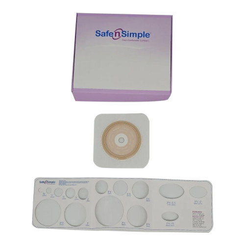 BARRIER, OSTOMY 2PC EXT TAPE COLLAR WHT 2 3/4" (5/BX 8BX/CS) (CS)