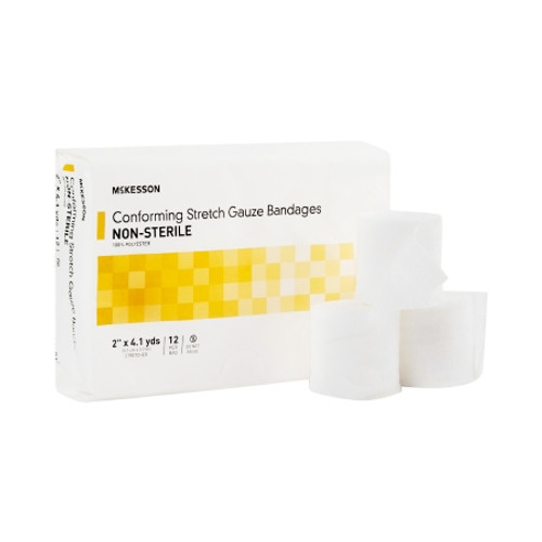 Conforming Bandage McKesson 2 Inch X 4-1/10 Yard NonSterile 12 per Pack (BG)