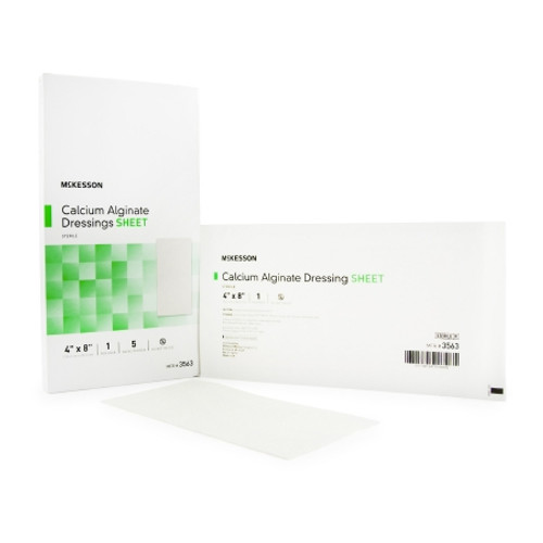 Alginate Dressing McKesson 4 X 8 Inch Rectangle (BX)