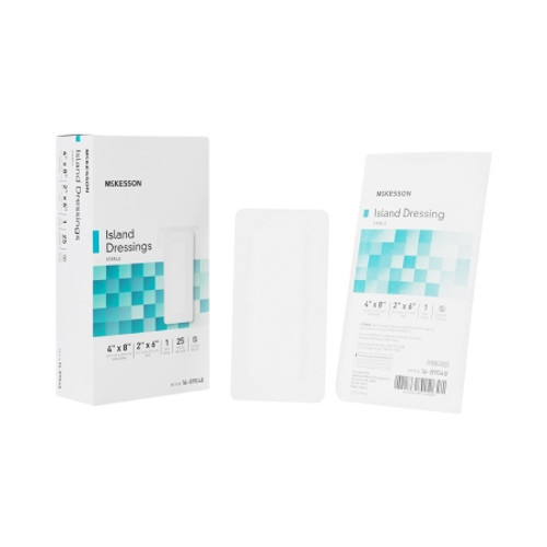 Island Dressing McKesson 4 X 8 Inch Rectangle Sterile (BX)