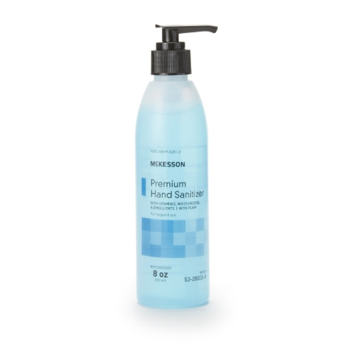 Hand Sanitizer McKesson Premium 8 oz. Ethyl Alcohol Gel Pump Bottle (EA)