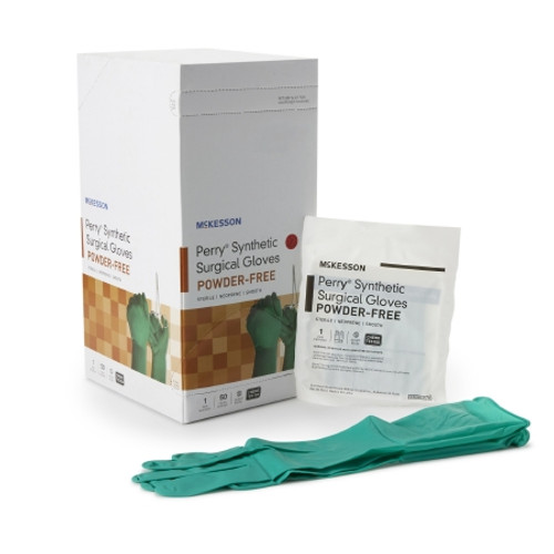 Surgical Glove McKesson Perry? Performance Plus Size 6 Sterile Polychloroprene Standard Cuff Length Smooth Dark Green Chemo Tested (PR)