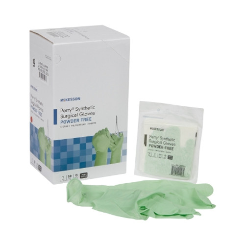 Surgical Glove McKesson Perry? Performance Plus Size 9 Sterile Polyisoprene Standard Cuff Length Smooth Green Chemo Tested (CS)