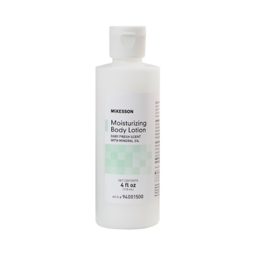 Hand and Body Moisturizer McKesson 4 oz. Bottle Baby Fresh Scent Lotion (DZ)