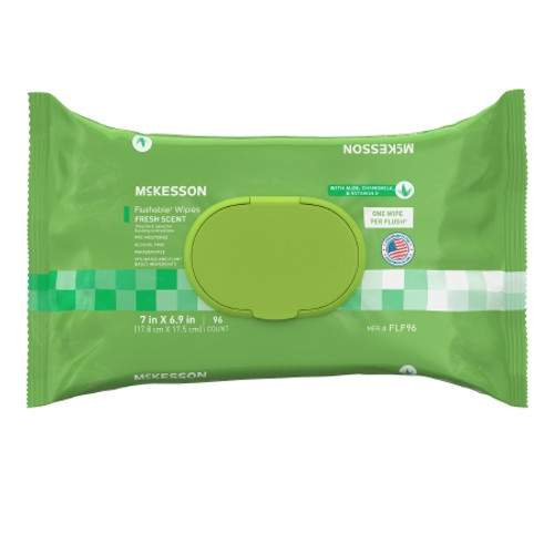 Flushable Personal Wipe McKesson Soft Pack Scented 96 Count (PK)