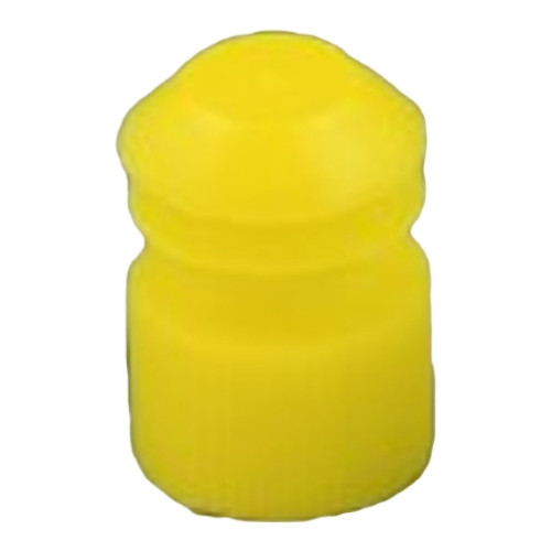 McKesson Tube Closure Polyethylene Flanged Plug Cap Yellow 13 mm For Use with 13 mm Blood Drawing Tubes, Glass Test Tubes, Plastic Culture Tubes NonSterile (BG)