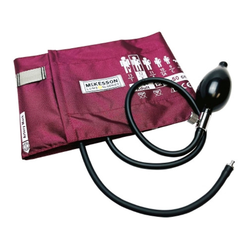 Reusable Blood Pressure Cuff and Bulb McKesson LUMEON* 34 to 50 cm Arm Nylon Cuff Large Adult Cuff (CS)