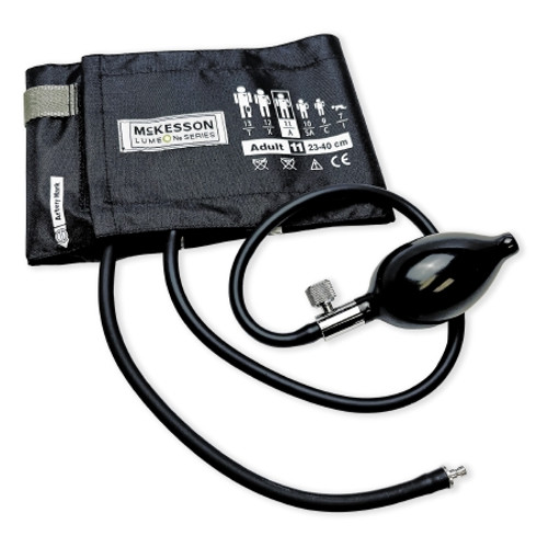 Reusable Blood Pressure Cuff and Bulb McKesson LUMEON* 23 to 40 cm Arm Nylon Cuff Adult Cuff (BX)