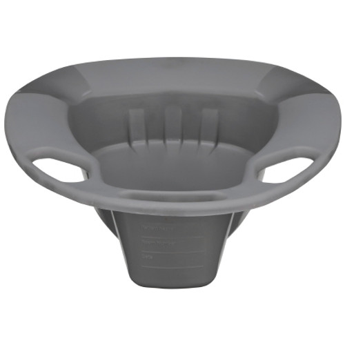 Stackable Bedpan McKesson Graphite 2 Quart / 1893 mL (EA)