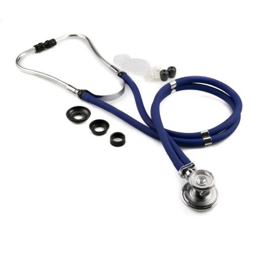 Sprague Stethoscope McKesson LUMEON* Blue 2-Tube 22 Inch Tube Double Sided Chestpiece (EA)