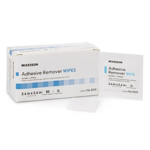 Adhesive Remover McKesson Wipe 50 per Box (BX)