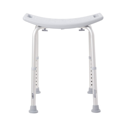 Bath Bench McKesson Without Arms Aluminum Frame Without Backrest 19-1/4 Inch Seat Width 300 lbs. Weight Capacity (EA)